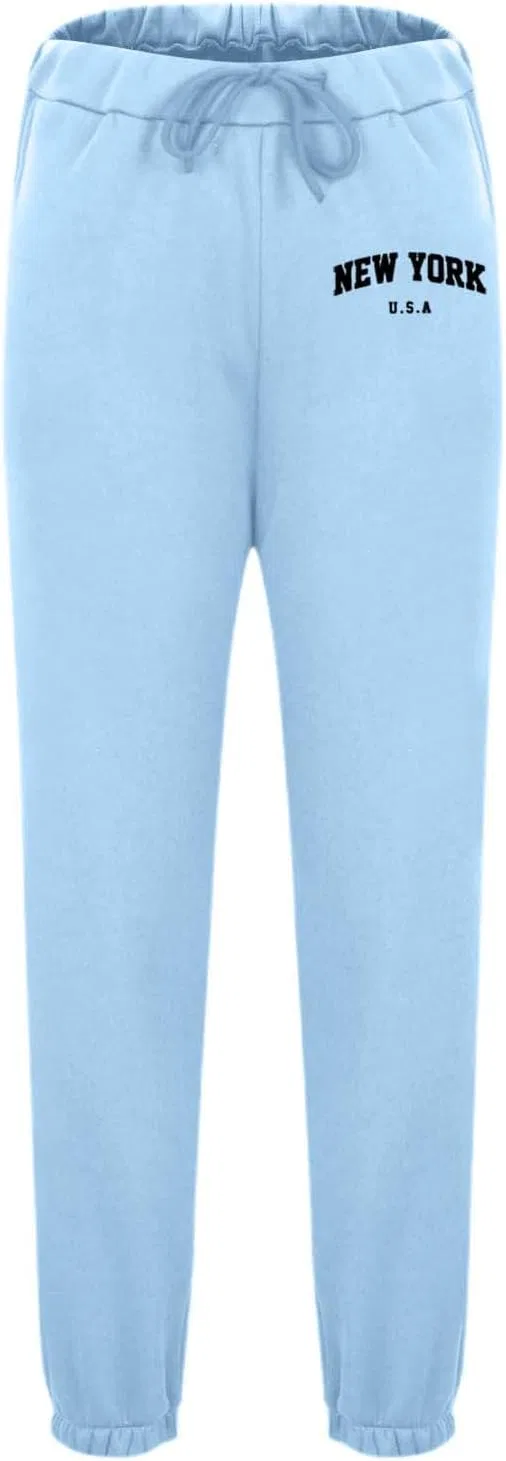 Спортивный костюм флисовый, худи и джоггеры, Generic, Sky Blue — фото 4