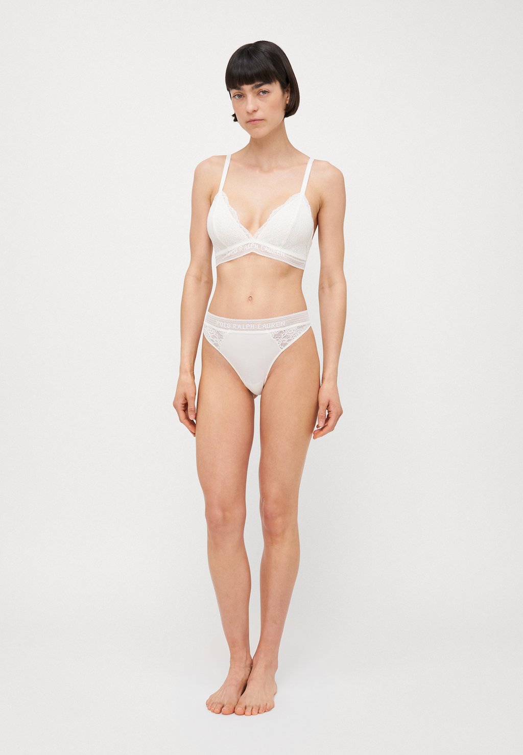 Треугольный бюстгальтер LOVE COLLECTION BRALET Polo Ralph Lauren, светло-серый — фото 2
