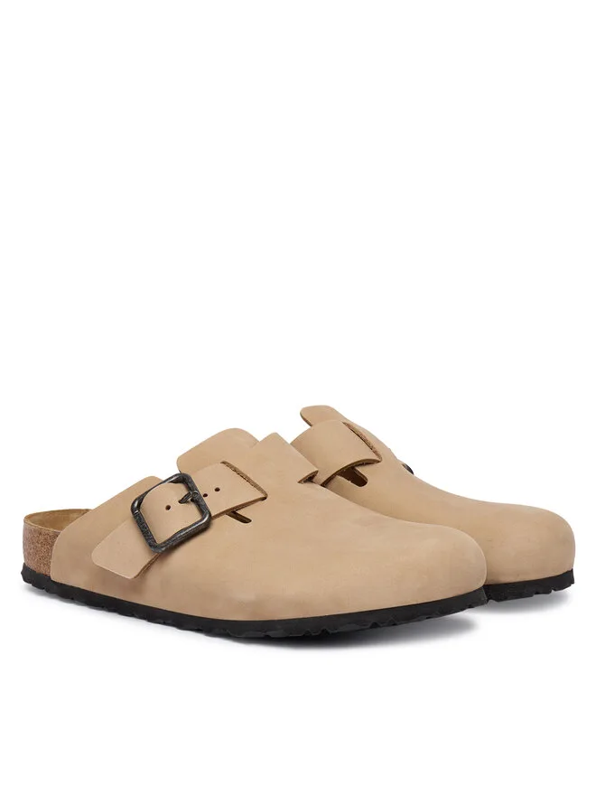 Birkenstock Мюли с проволочной пряжкой Boston Wire Buckle 1031584, бежевый — фото 2