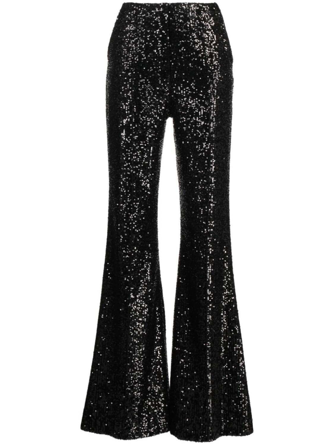 

Расклешенные брюки с пайетками Elie Saab, черный
