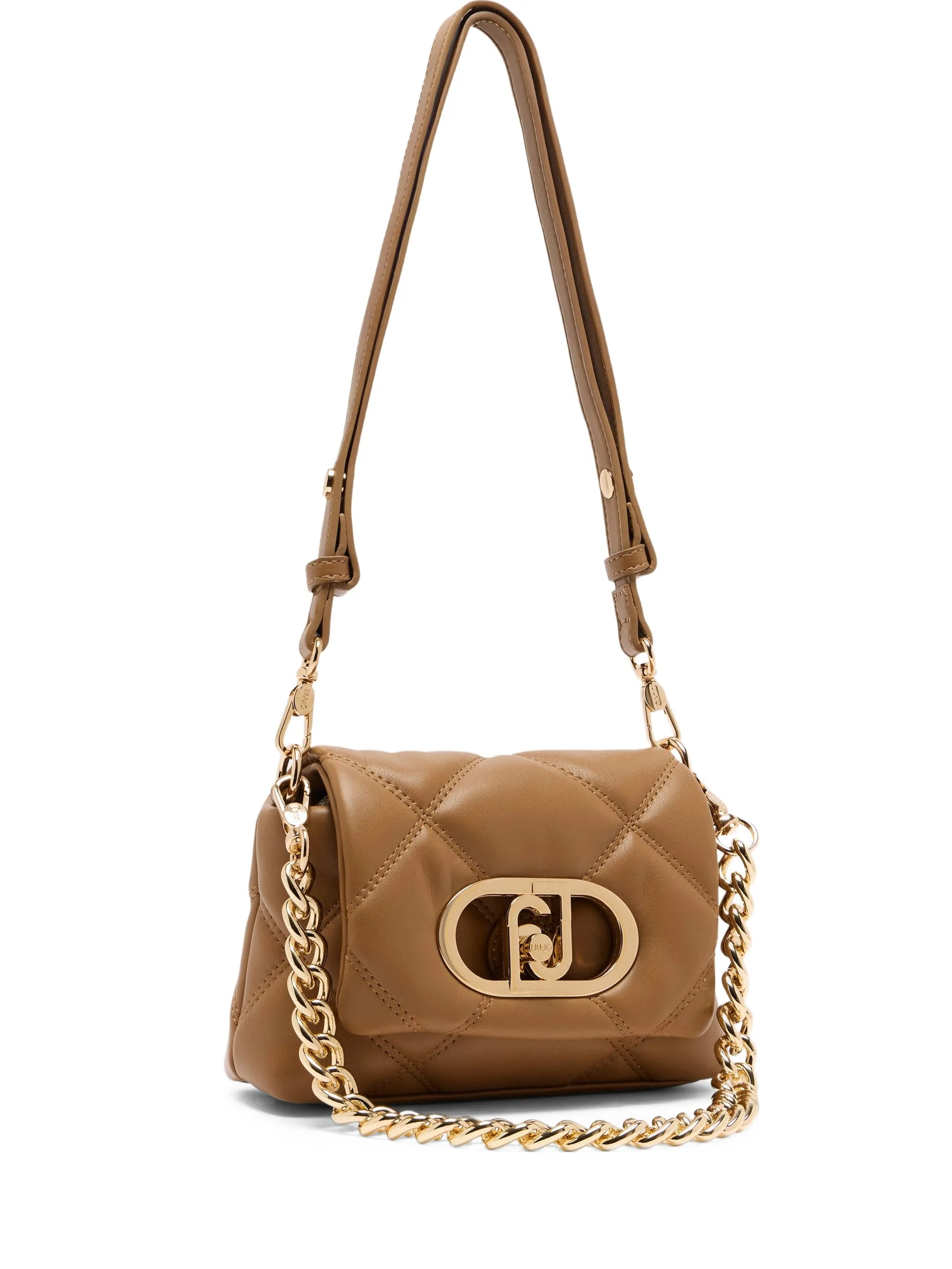 

Маленькая стеганая сумка на плечо LaPuffy с цепочкой Liu Jo, коричневый