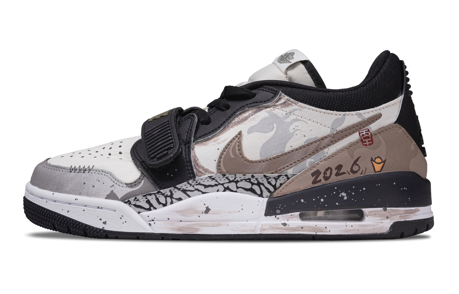 

Legacy 312 Horse Welcomes The Snow Cushioning Abrasion Resistant Breathable Thermal Low top Jordan, темно серый