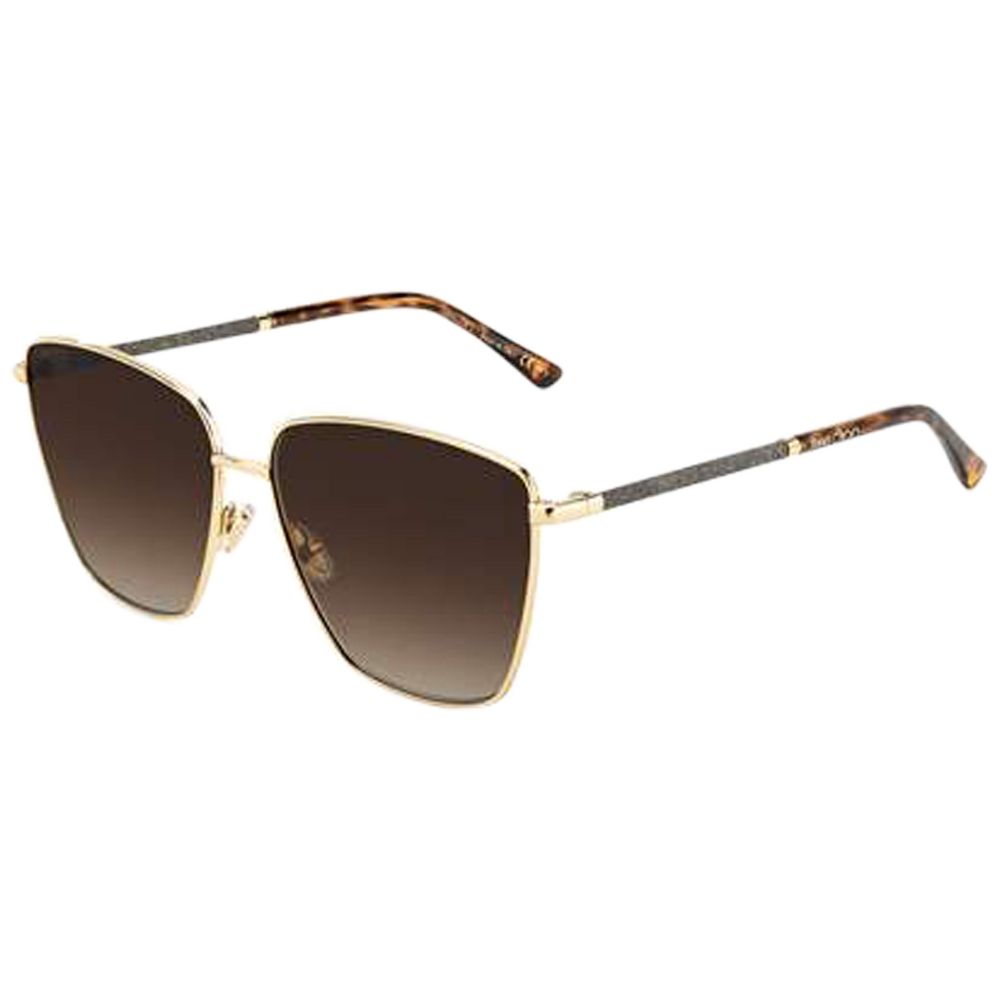 

Золотые женские солнцезащитные очки Jimmy Choo Eyewear