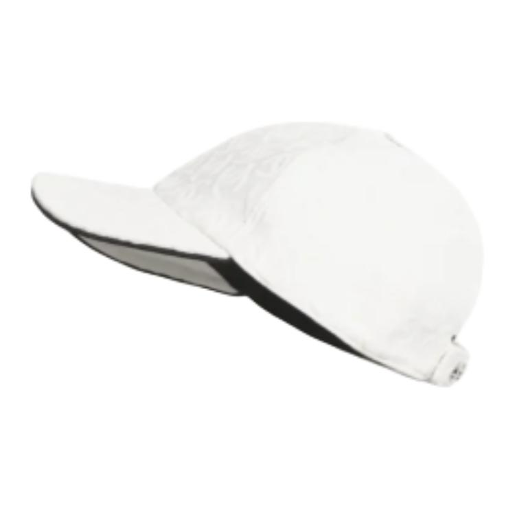 

CHANEL Бейсболка из смесовой ткани унисекс белая, White