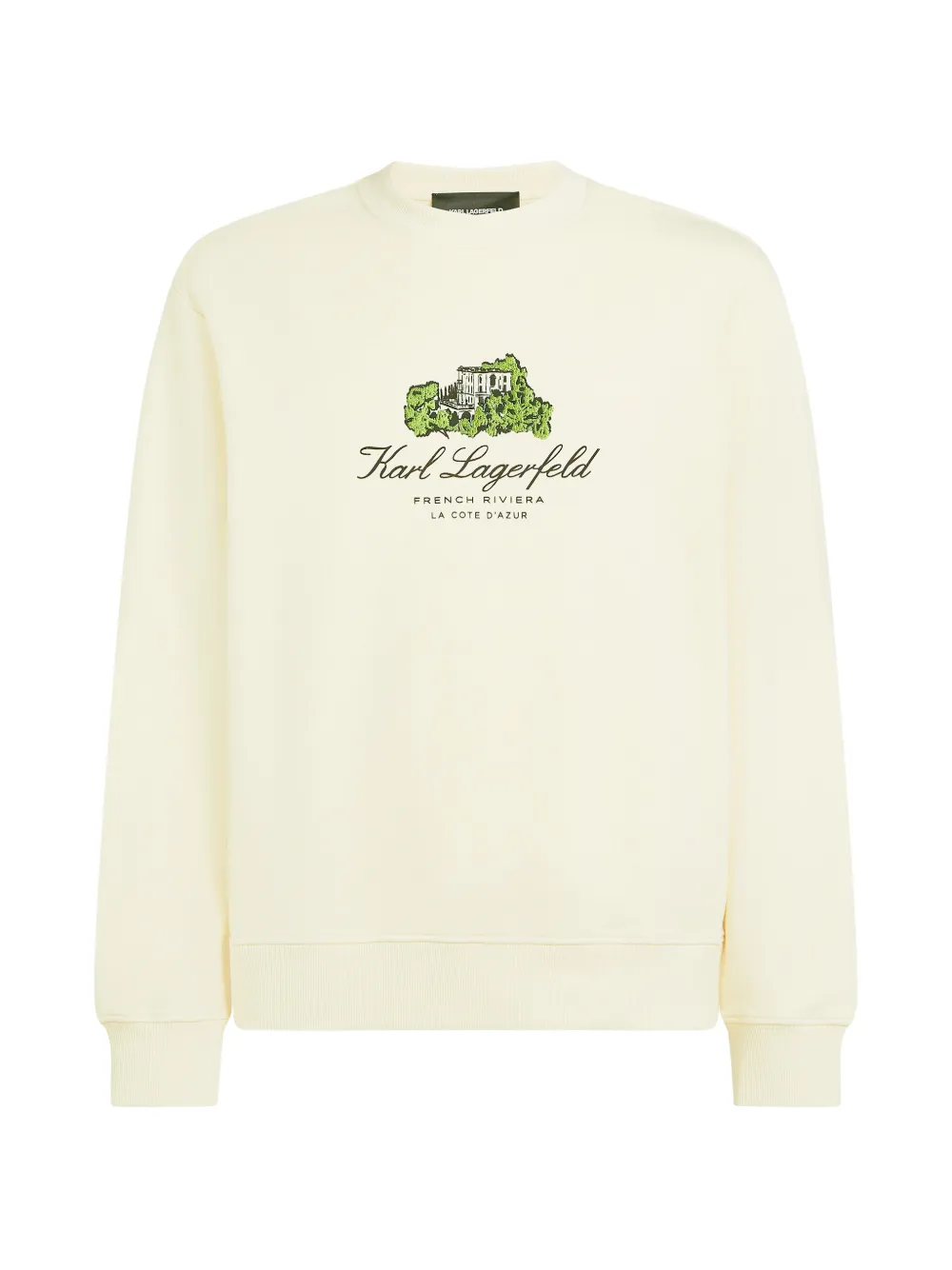 

Толстовка Villa La Vigie с графичным принтом Karl Lagerfeld, бежевый