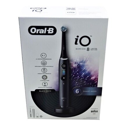 

Электрическая зубная щетка Oral-B Io Series 8 Ultimate Clean, черная, 2-контактная вилка европейского стандарта, Oral B