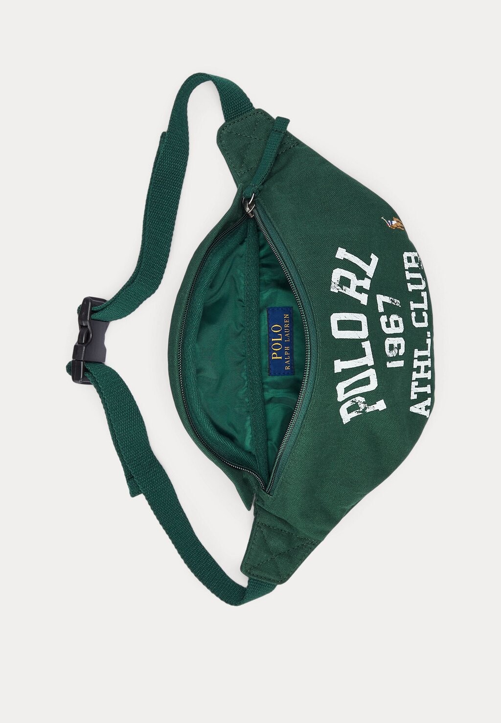 

Поясная сумка GRAPHIC CANVAS WAISTPACK Ralph Lauren, темно-зеленый