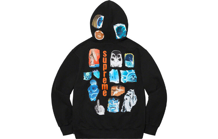 

Толстовка Supreme Invert с принтом, синий