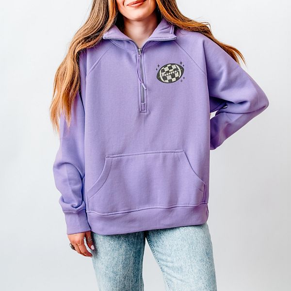 

Футбольные блестки distressed - женская флисовая толстовка с графикой и четвертью молнии Simply Sage Market, Orchid, Зеленый, Футбольные блестки distressed - женская флисовая толстовка с графикой и четвертью молнии Simply Sage Market, Orchid