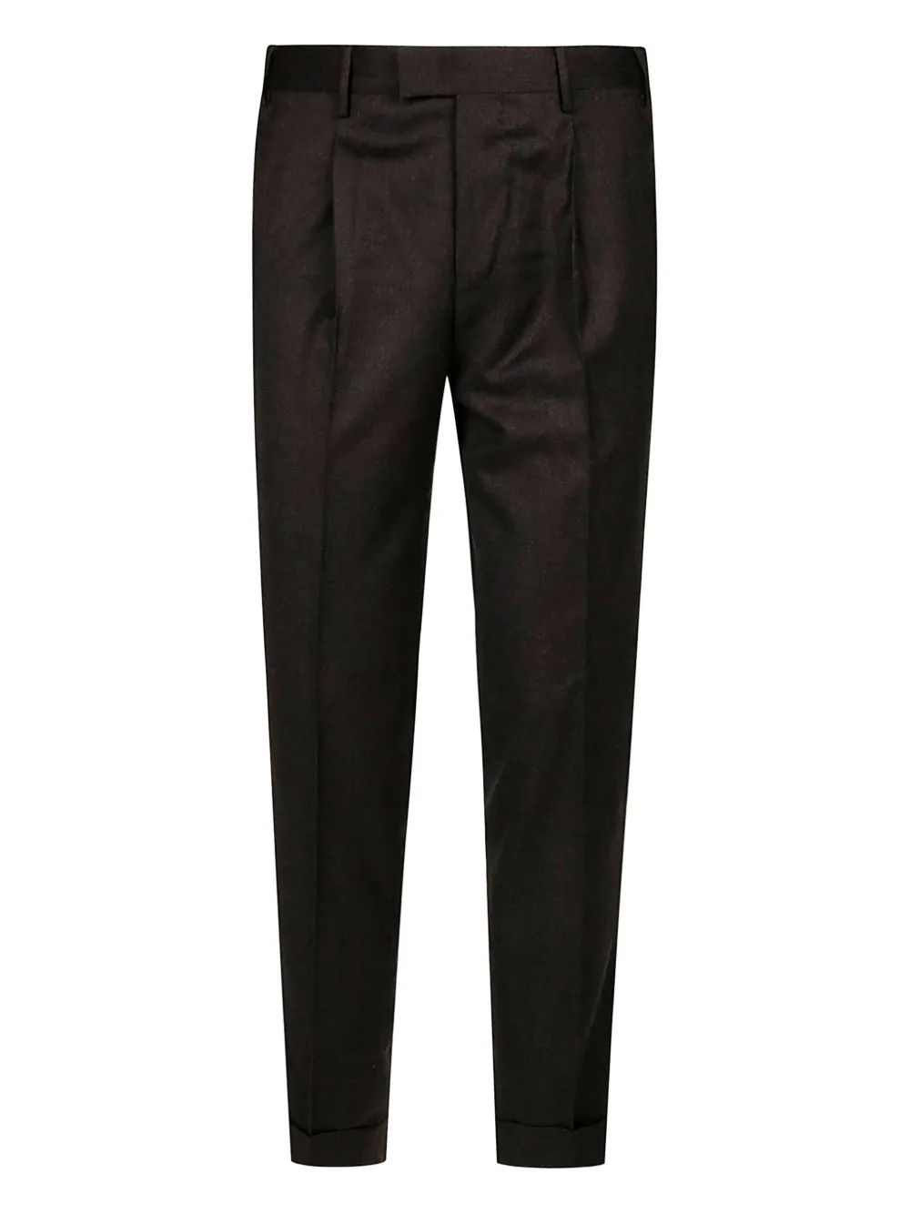 

Шерстяные брюки со складками Pt Torino, коричневый