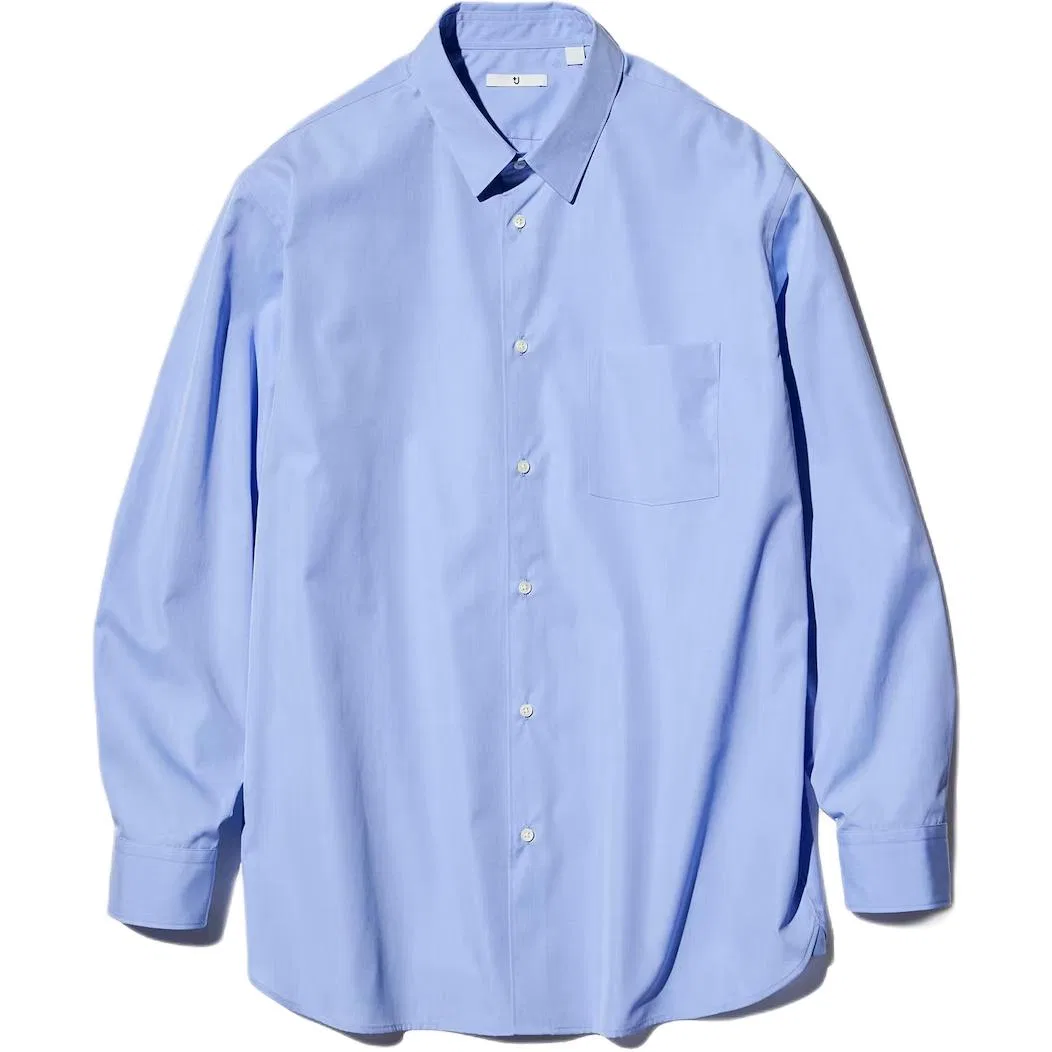 Рубашка x JIL SANDER для мужчин Light Blue UNIQLO