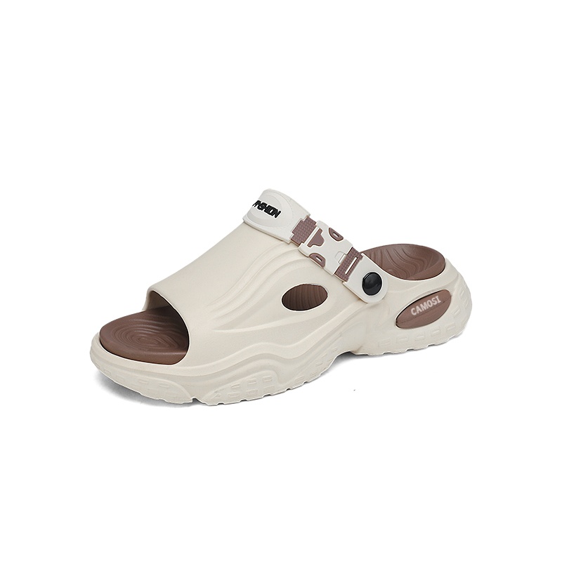 CAMOSI Мужские слайдеры из ЭВА бежево-коричневые, цвет Beige Brown — фото 2