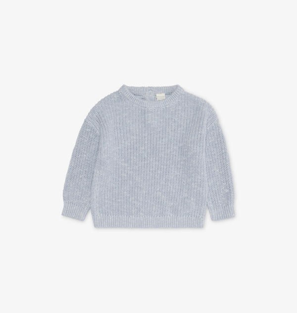 

Джемпер из хлопка с лаковым узором 4 месяца-3 года H&M Adorables, синий