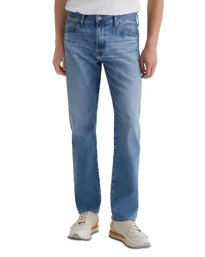 

Джинсы Everett Slim Straight Fit в стиле каскад AG, синий