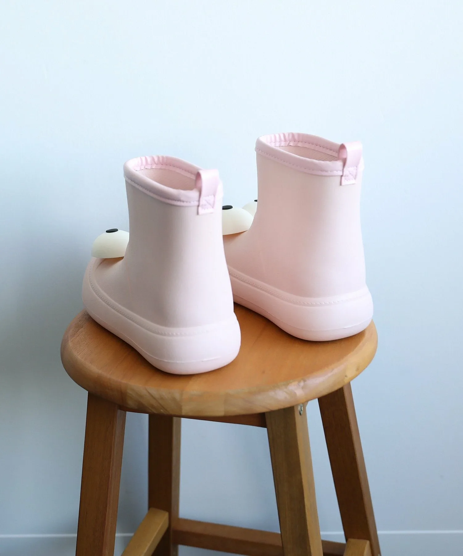 Милые детские резиновые сапоги с большими глазами Aimoha Kids, pink — фото 3