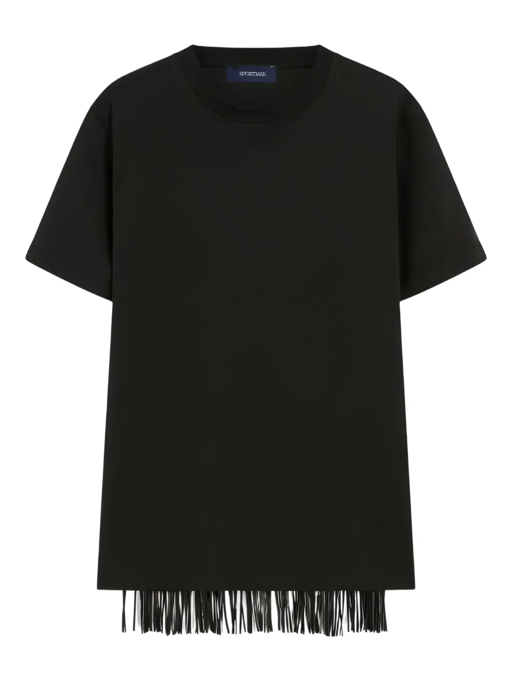 

Хлопковый топ с бахромой MAX MARA, черный