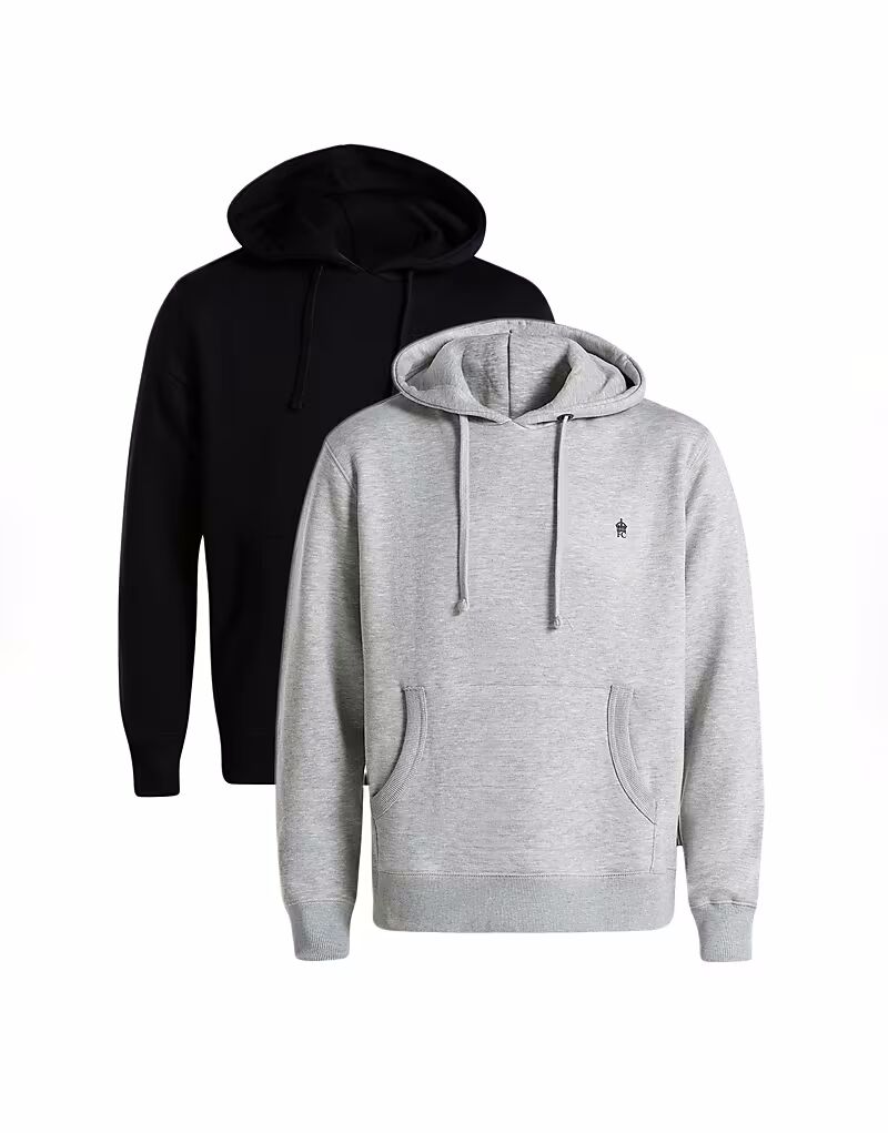 

Набор из 2 толстовок из хлопковой смеси темно-синего цвета French Connection