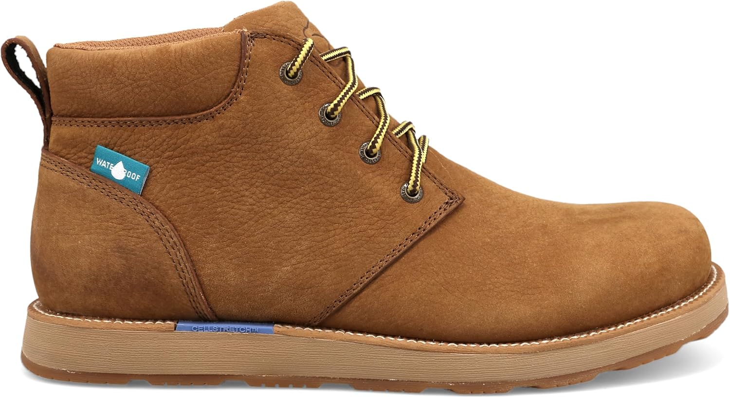 Ботинки Twisted X мужские 6 с подошвой Cellstretch Wedge, коричневый — фото 4