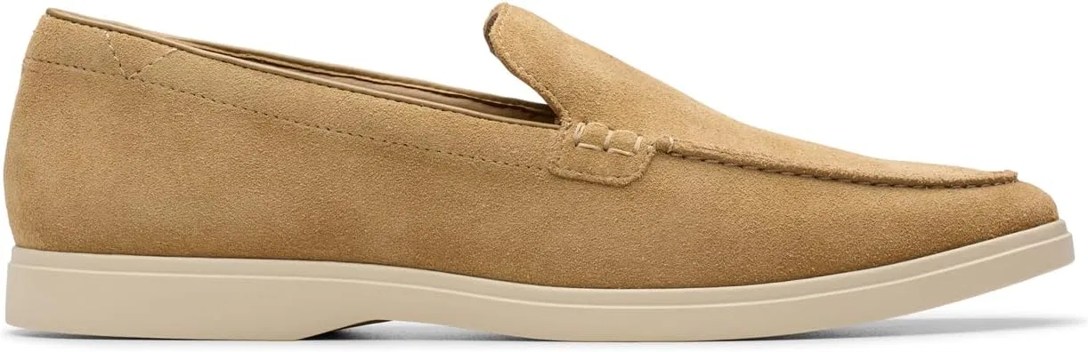 Мокасины Clarks Torford Easy, темно-песочный замш