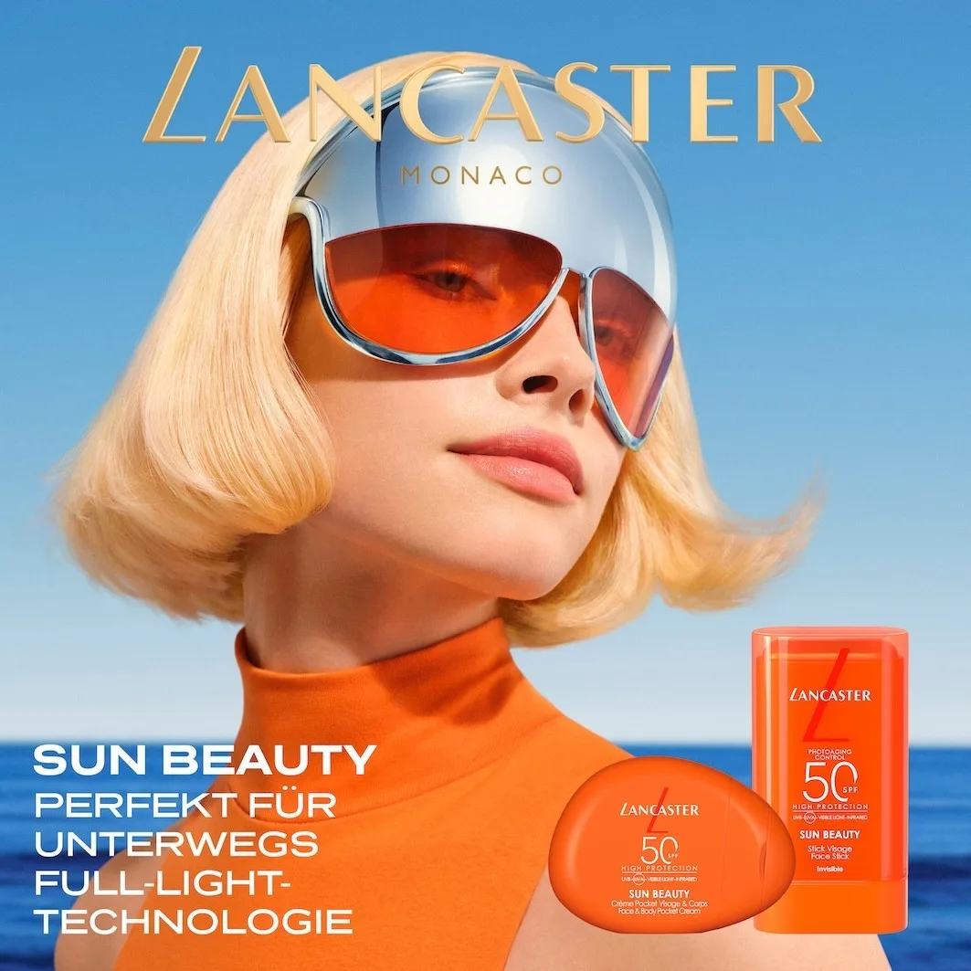 Солнцезащитный крем для лица и тела Sun Beauty, карманный крем SPF 50 Lancaster, 30 мл — фото 2