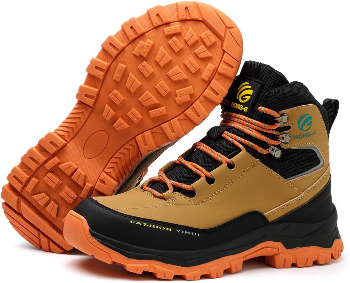 

Унисекс защитные ботинки lmprock с стальным носком, светоотражающие, противопробивные и искроустойчивые, легкие, неразрушимые, с защитой голеностопа, желтый