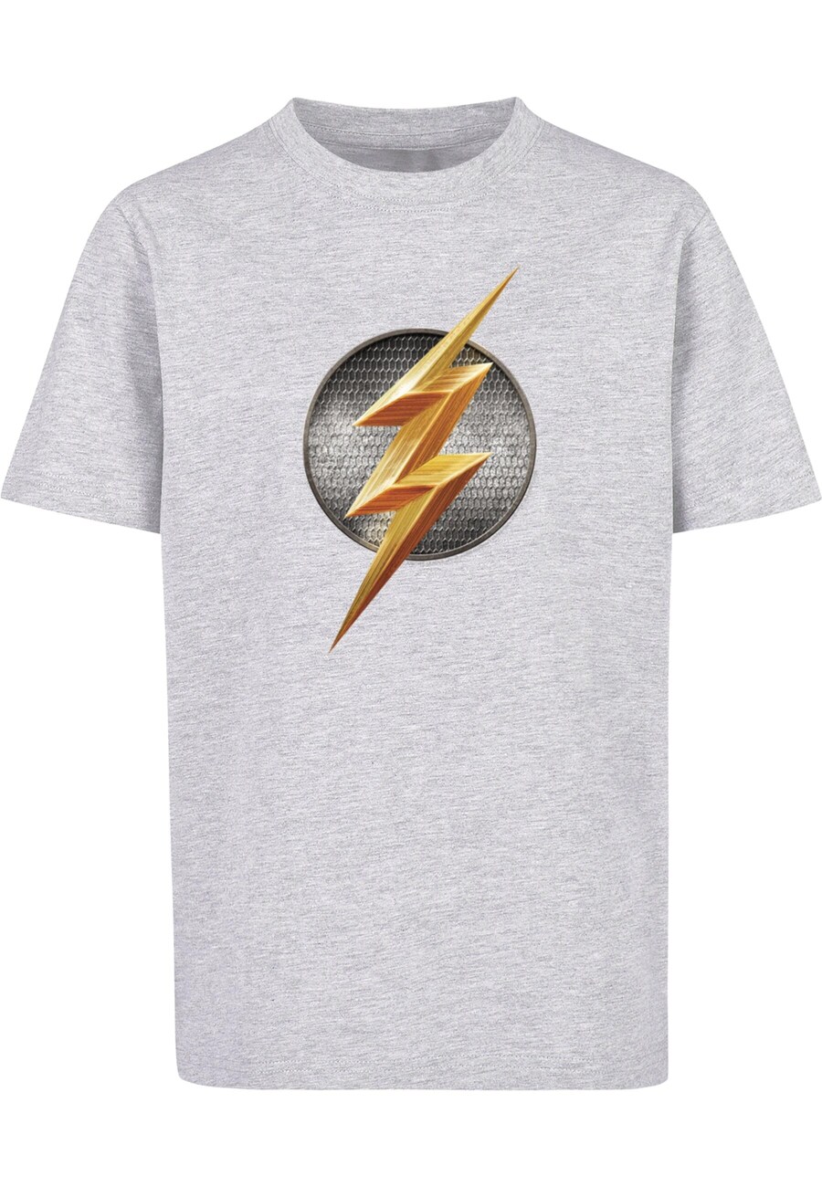 

Рубашка ABSOLUTE CULT Justice League - Movie Flash Emblem, пятнистый серый