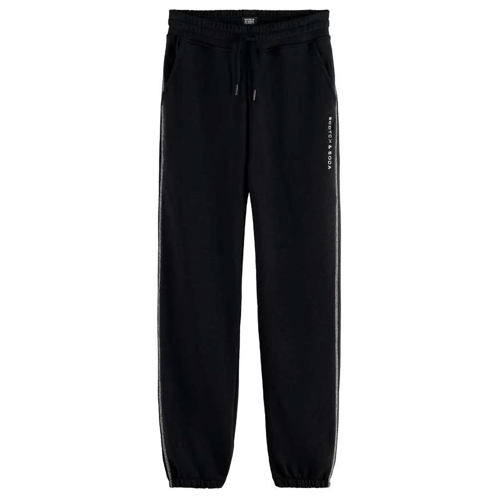 

Джоггеры Scotch & Soda Core Flatlock Relaxed, черный