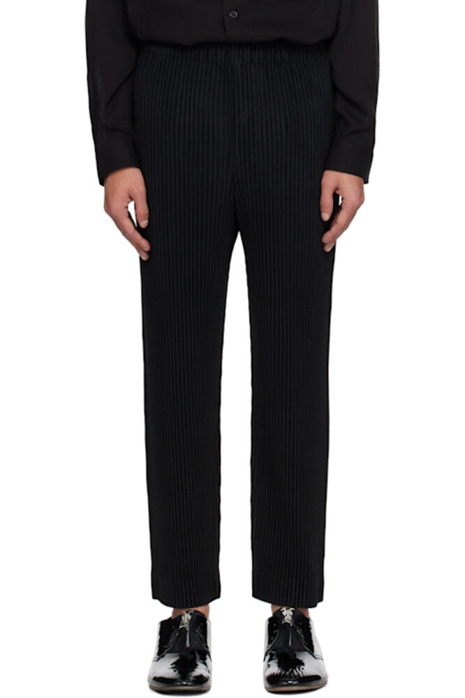 

Черные брюки Monthly Color March HOMME PLISSÉ ISSEY MIYAKE