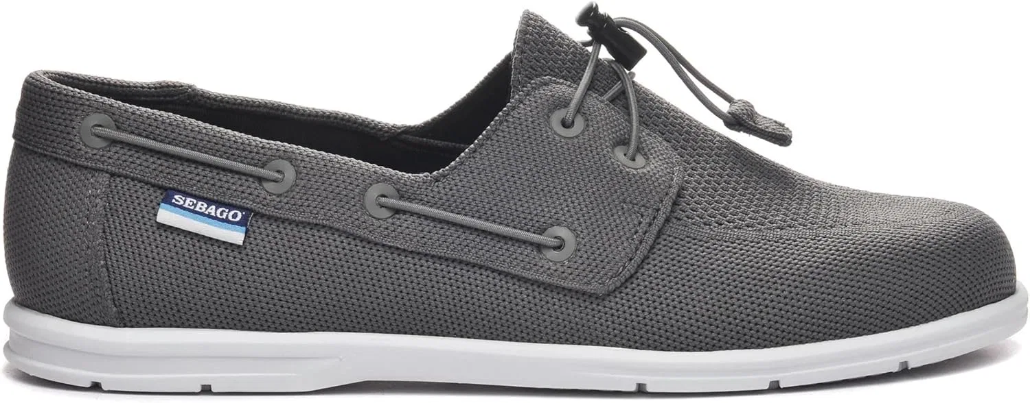Мужские лодочные туфли Sebago Monterey, Dark Grey — фото 2