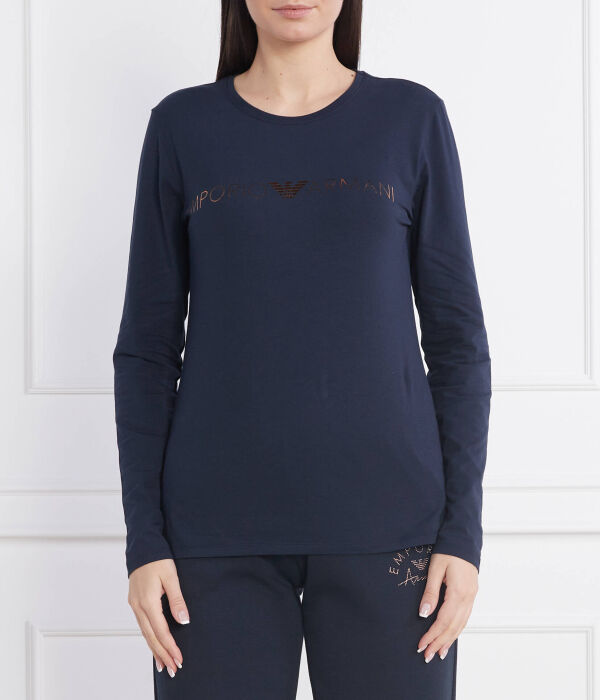 

Кофта женская Emporio Armani домашняя с длинным рукавом, синий