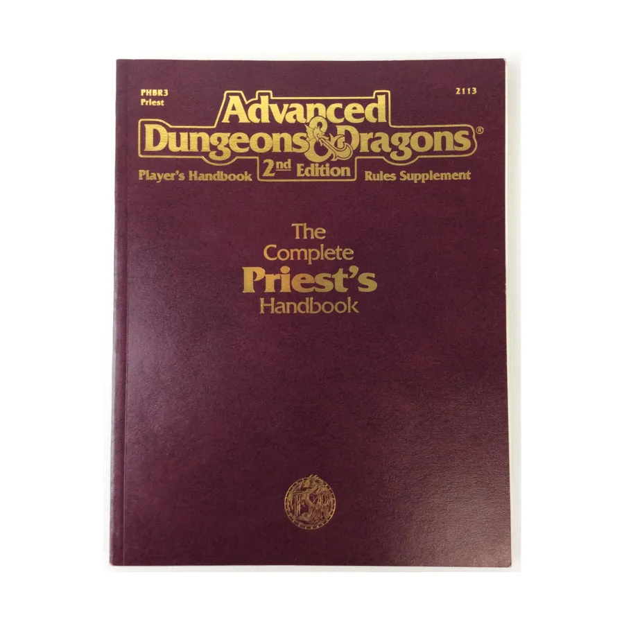 

Complete Priest's Handbook (6th Printing), Advanced Dungeons & Dragons (2nd Edition) - Player's Guides & Books, мягкая обложка