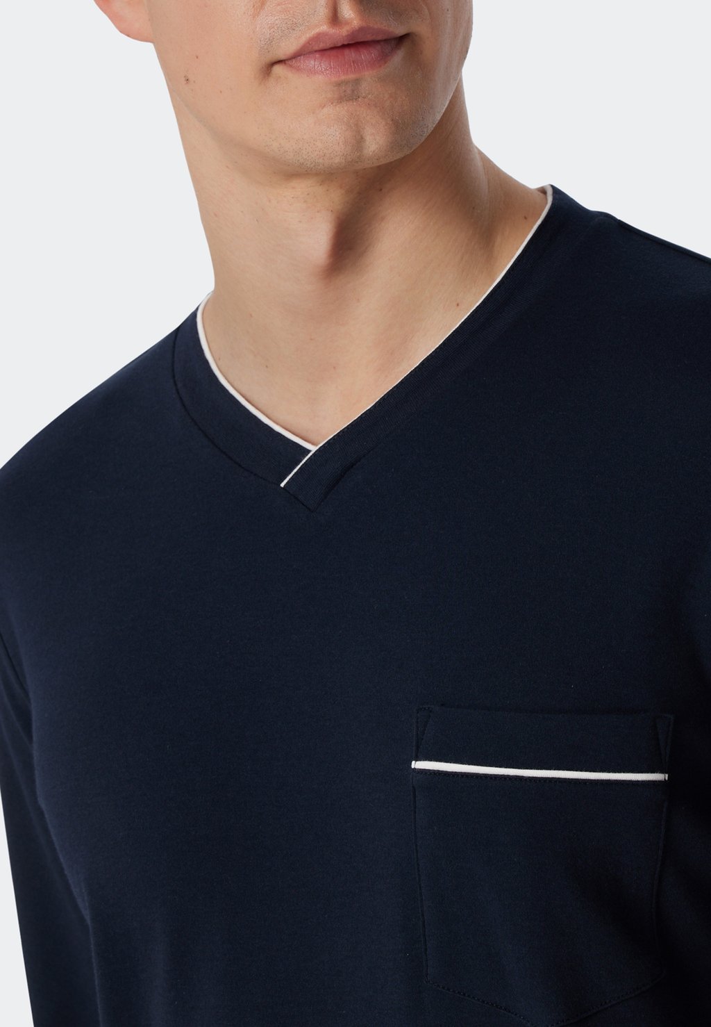 

Ночная рубашка FINE INTERLOCK Schiesser, синий