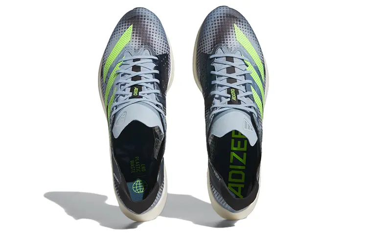 Кроссовки Adidas Adizero Takumi Sen 9 Unisex, темно-серый/зеленый — фото 3