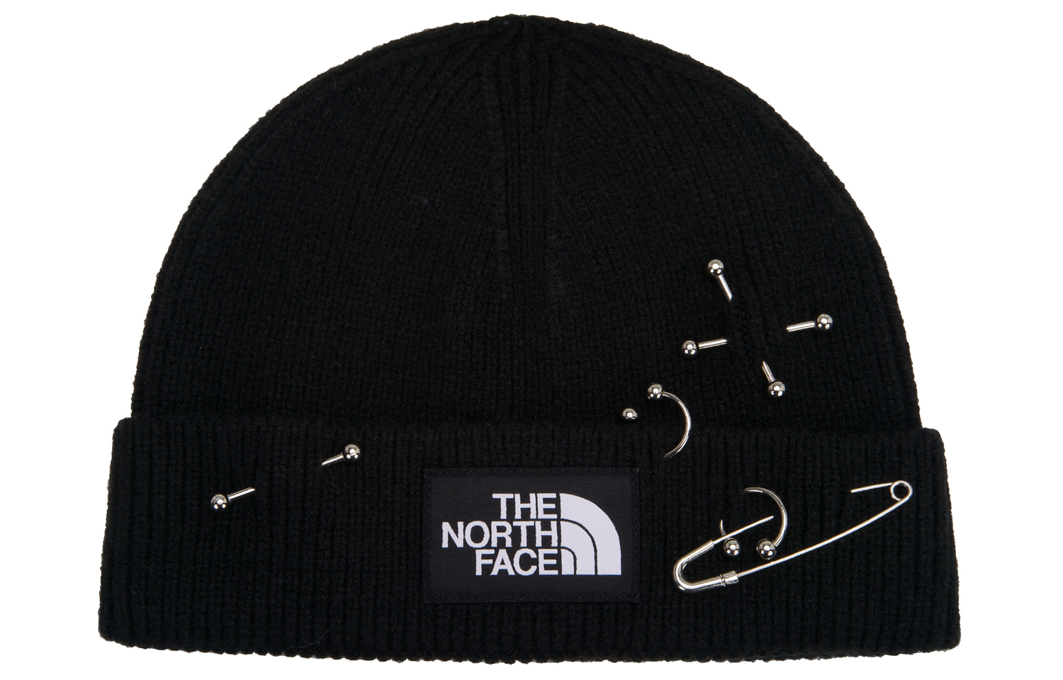 

Нейлоновая шапка-бини унисекс The North Face, черный-round crown