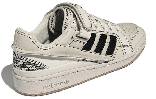 Кроссовки оригиналы форум 84 низкие Adidas, белый — фото 4