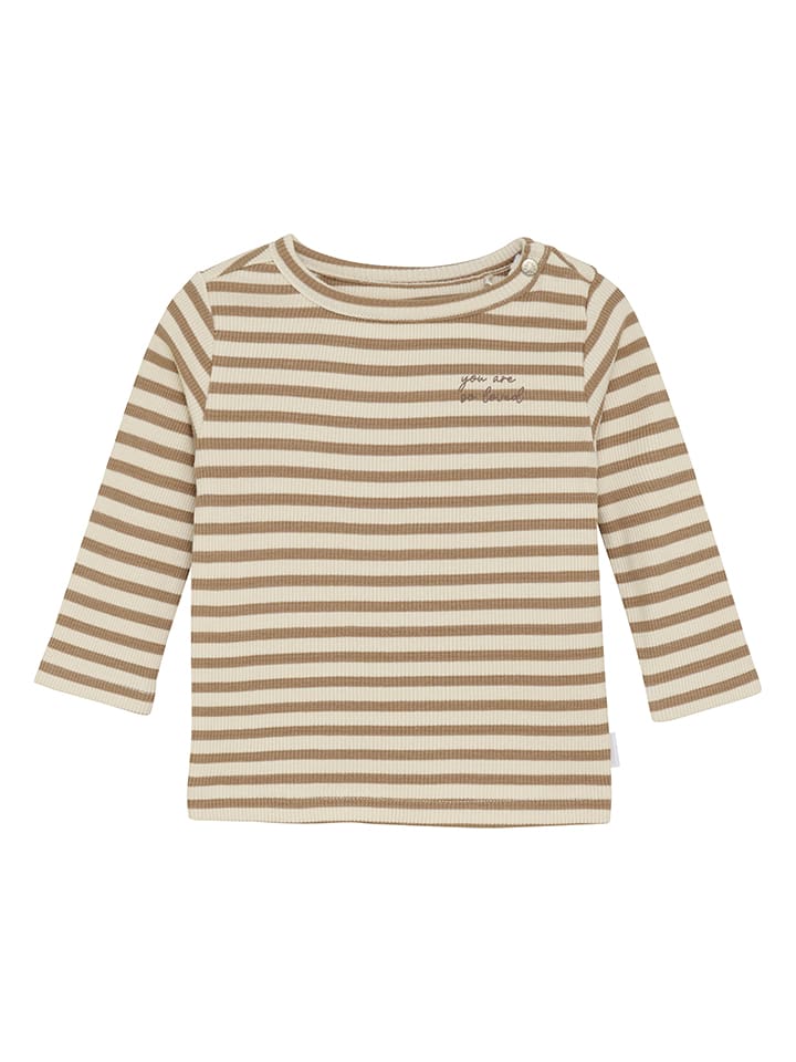 

Noppies Футболка с длинными рукавами бежево-коричневого цвета