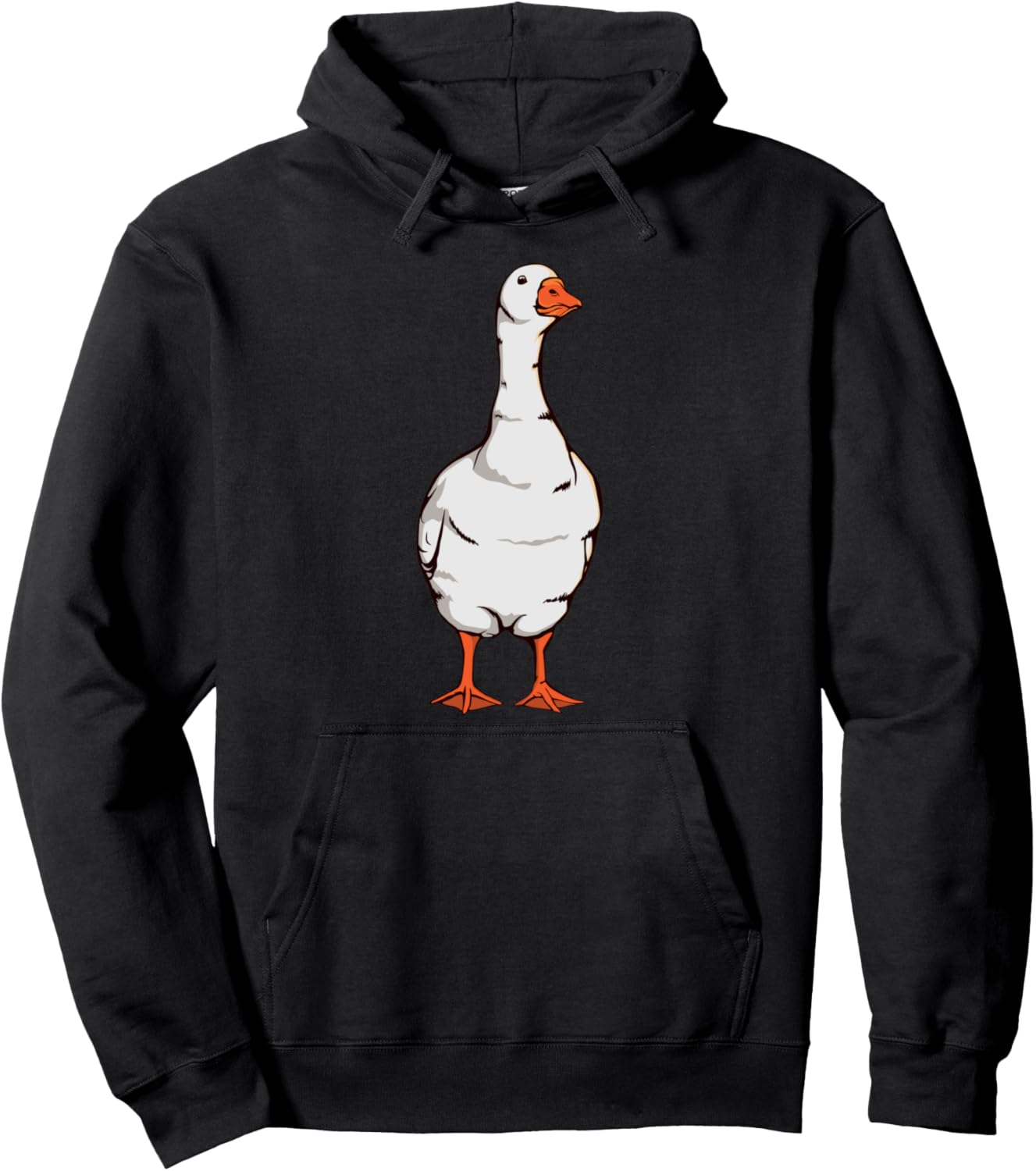 

Милая картинка гуся, толстовка с изображением птицы и гуся Funny Goose Merch, черный