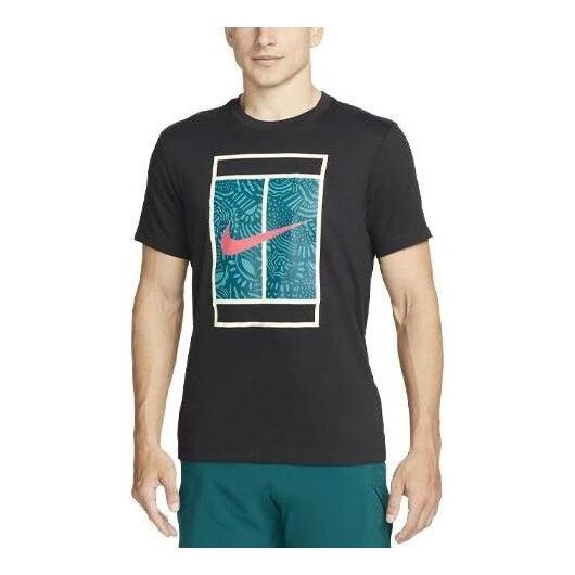 

Футболка dri fit court теннис Nike, черный