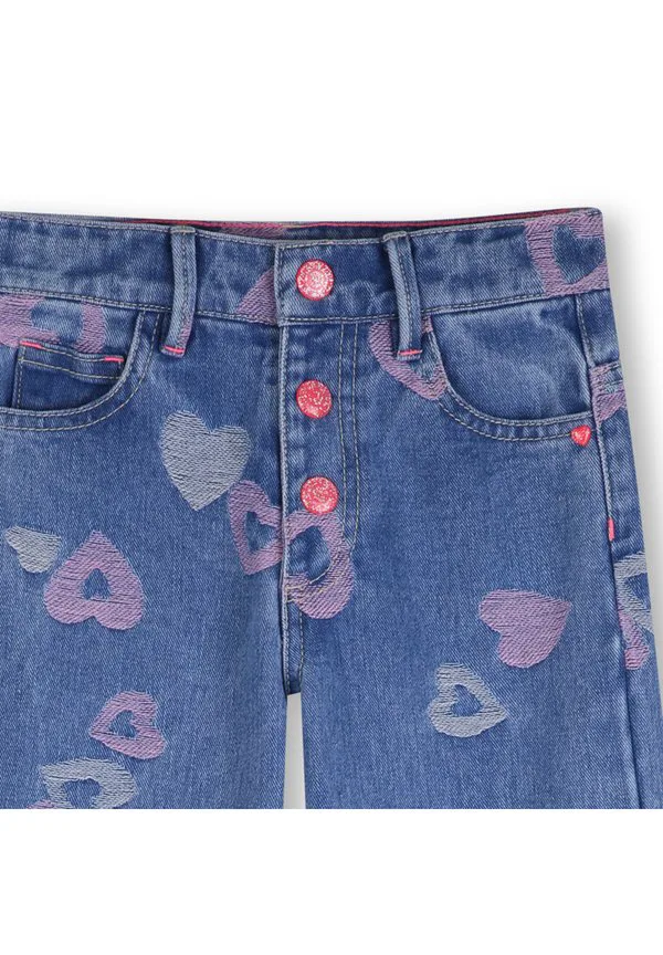 Джинсы свободного кроя Billieblush, Denim Blue — фото 3