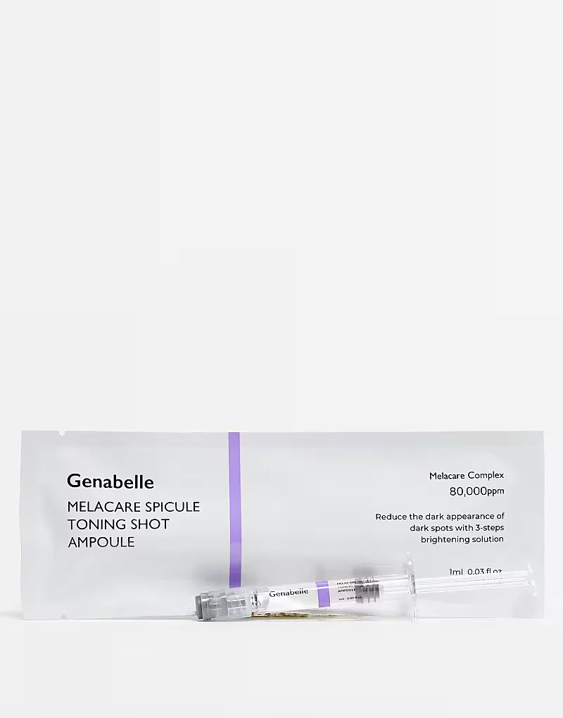Сыворотка Korean Skincare — Тонизирующая ампула с микрочастицами Genabelle Melacare Spicule Toning Shot , x3, 3 мл — фото 3