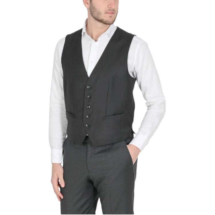

HUGO BOSS Мужской жилет черный, Black