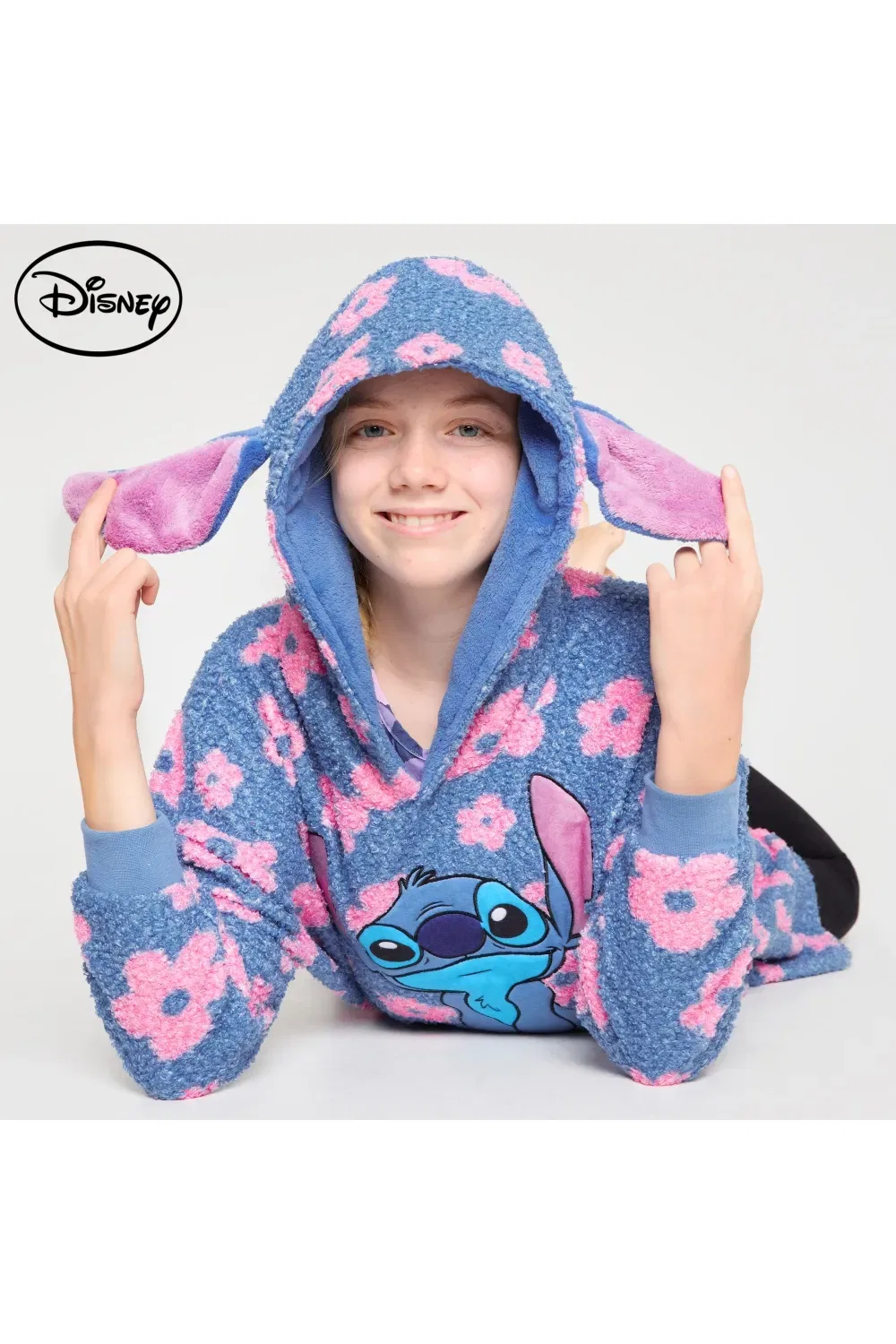Пончо детское Stitch Oversize Disney, мультиколор — фото 2