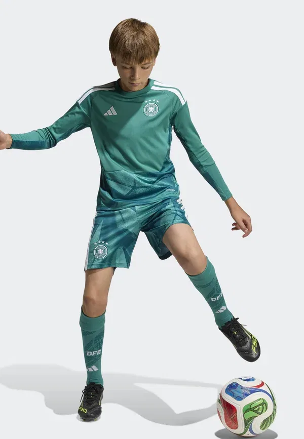 Футболка вратарская Германия 26 home long sleeve Adidas Performance, активный зеленый — фото 2