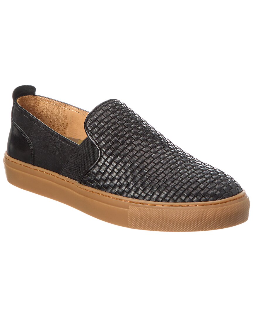 

Кроссовки-слайдеры Warfield & Grand Woven Leather, черный