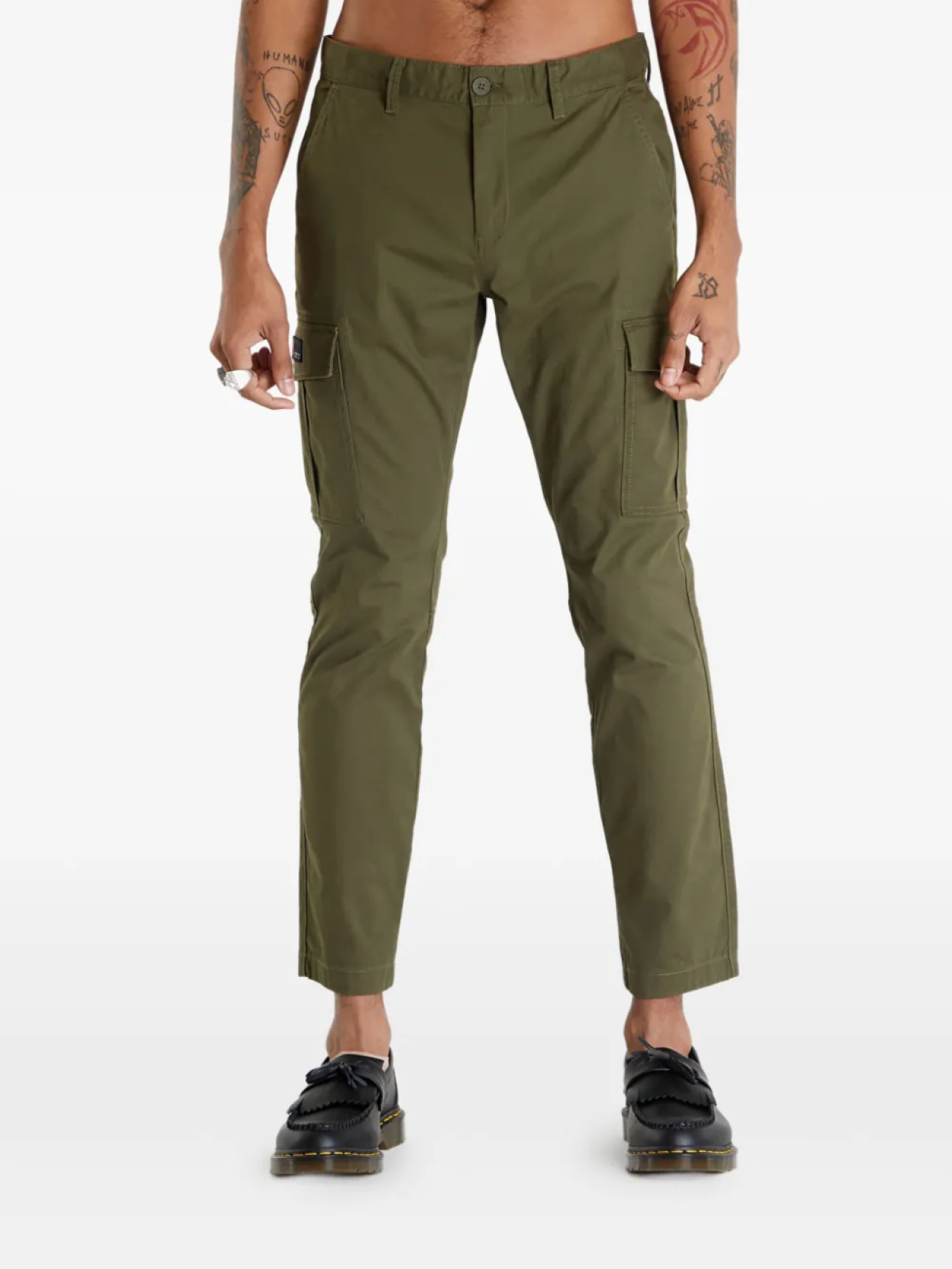 

Tommy Jeans брюки карго Austin, зеленый