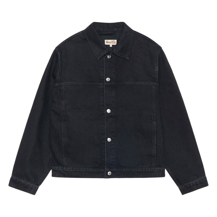 

Куртка Stussy Trucker Denim Jacket, черный