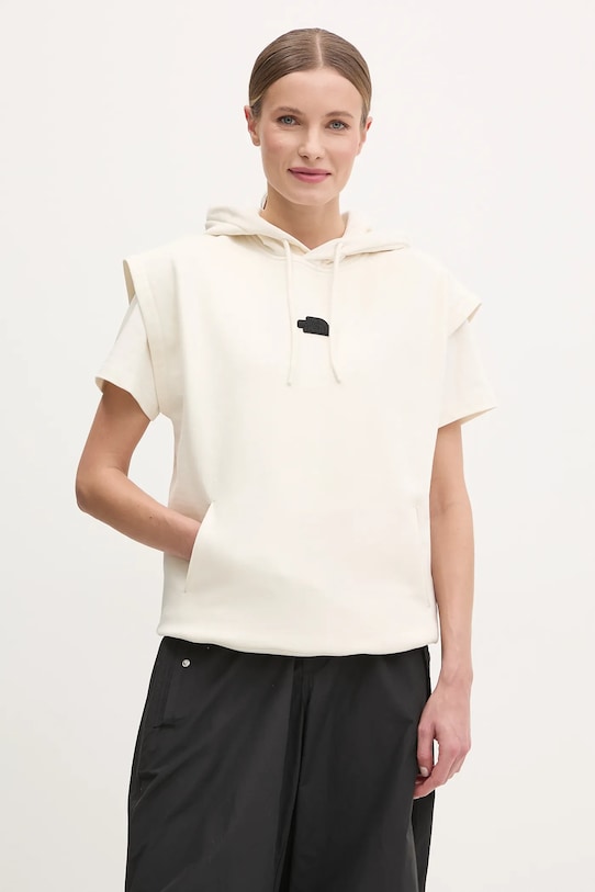 

Хлопковая толстовка Relaxed The North Face, бежевый