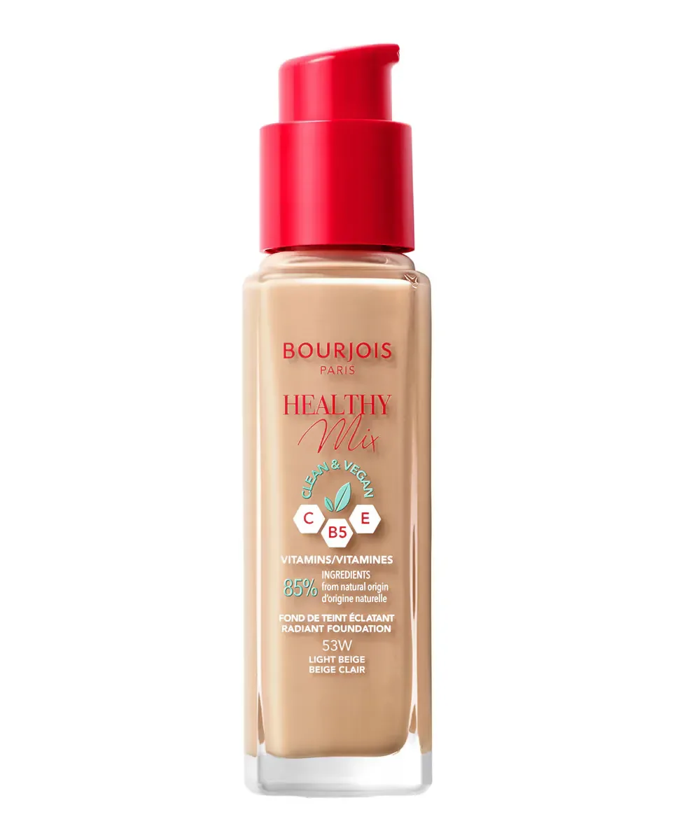 Тональная основа Healthy Mix Clean & Vegan Bourjois, 053 - Light Beige — фото 2