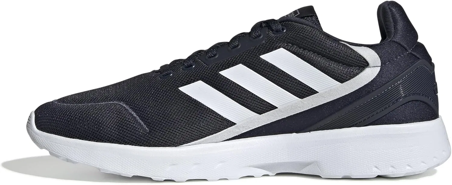 Мужские беговые кроссовки Adidas Nebzed Cloudfoam Lifestyle, Blue Legend Ink Ftwr White Dash Grey — фото 3