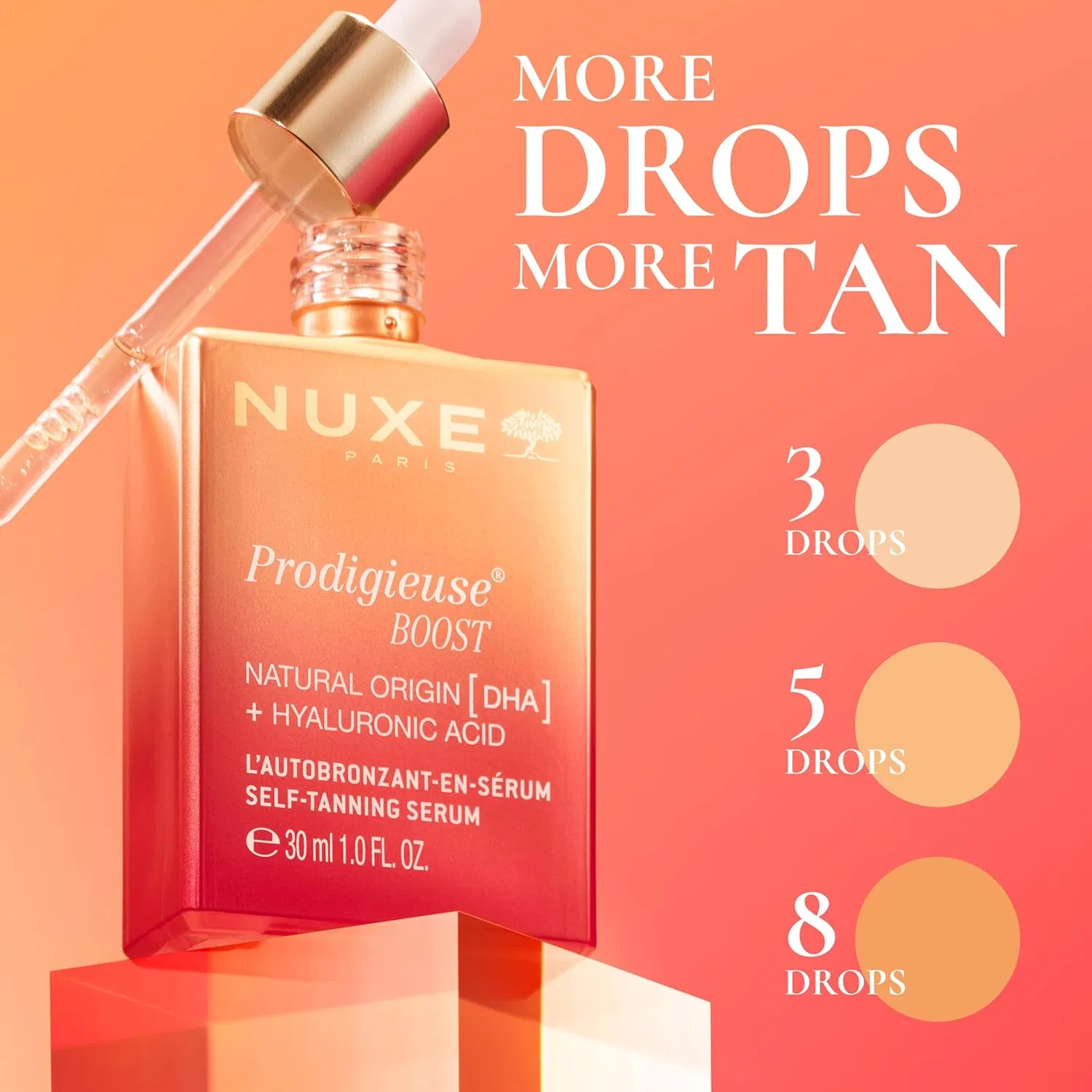 Сыворотка-автозагар для лица и шеи «Prodigieuse Boost» 30 мл от NUXE Nuxe — фото 3